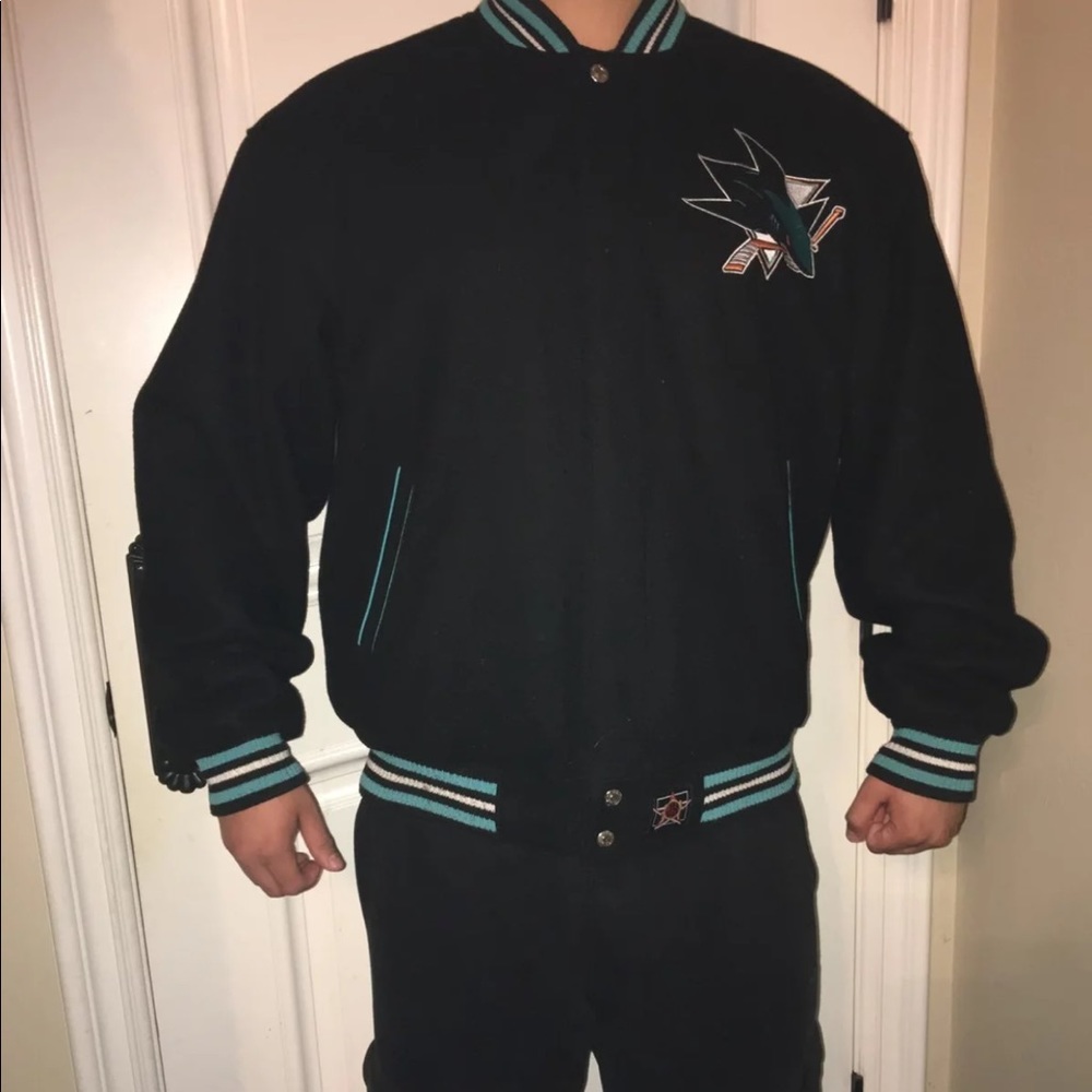 Reversible San Jose sharks jacket